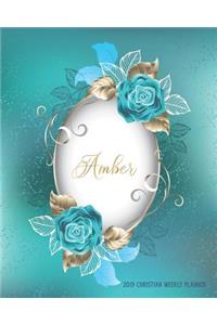 Amber, 2019 Christian Weekly Planner
