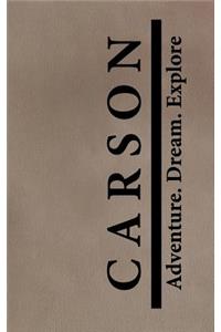 Carson Adventure Dream Explore