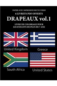 Livre de coloriage pour les enfants de plus de 7 ans (Drapeaux Volume 1)