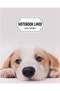 Notebook Lined Puppy: Notebook Journal Diary