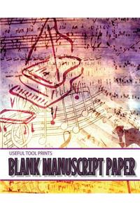 Useful Tool Prints Blank Manuscript Paper