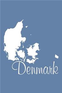 Denmark - Blue-Gray Lined Notebook with Margins