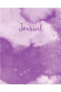 Bullet Dot Grid Journal - Watercolor Collection (Purple)