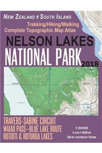 Nelson Lakes National Park Trekking/Hiking/Walking Complete Topographic Map Atlas Travers-Sabine Circuit Rotoiti & Rotoroa Lakes New Zealand South Island 1