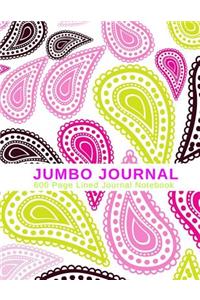 Jumbo Journal - 600 Page Lined Journal Notebook