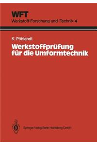 Werkstoffprüfung Für Die Umformtechnik