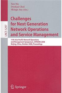 Challenges for Next Generation Network Operations and Service Management