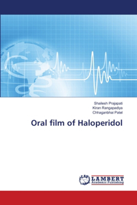 Oral film of Haloperidol