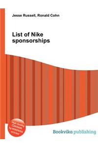 List of Nike Sponsorships