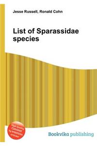 List of Sparassidae Species