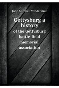 Gettysburg a history of the Gettysburg battle-field memorial association