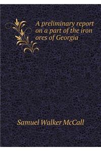 A Preliminary Report on a Part of the Iron Ores of Georgia
