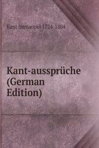 Kant-ausspruche (German Edition)
