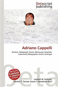 Adriano Cappelli