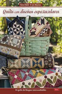 Quilts con disenos espectaculares: 14 quilts de bloques intercambiables