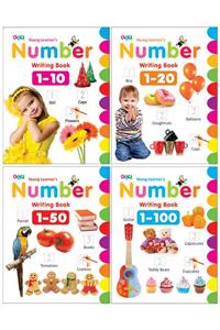 Number Writing Books (Set of 4 Titles)