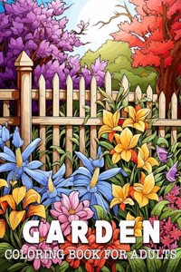 Coloring Book for Adults Garden