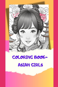 COLORING BOOK- Asian girls