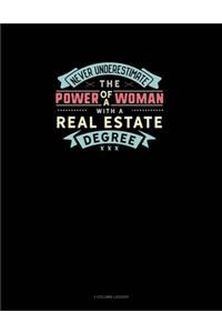 Never Underestimate The Power Of A Woman With A Real Estate Degree