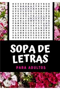Sopa de Letras Para Adultos