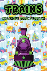 Trains coloring book toddler