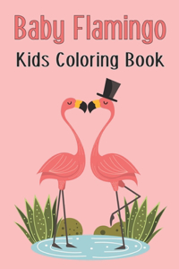 Baby Flamingo Kids Coloring Book