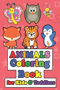 Animals Coloring Book For Kids & Toddlers