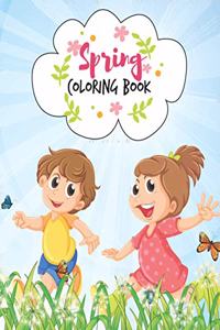 Spring Coloring Book