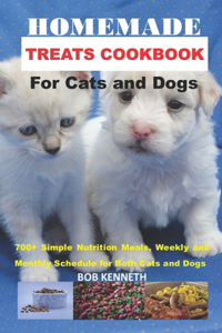 Homemade Treats cookbook for Cats and Dogs