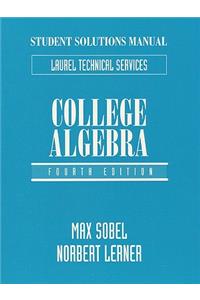 Student Solutions Manual for College Algebra