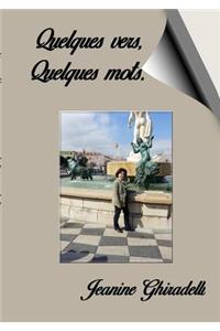 Quelques vers, quelques mots
