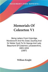 Memorials Of Coleorton V1