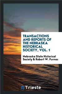 Publications of the Nebraska State Historical Society