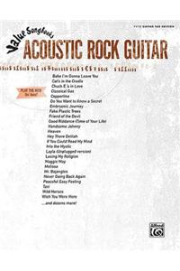 Acoustic Rock Guitar: Value Songbooks Series