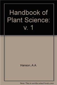CRC Handbook of Plant Science in Agriculture, Volume I: Volume 1