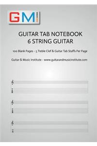 Guitar Tab Notebook - 6 string guitar