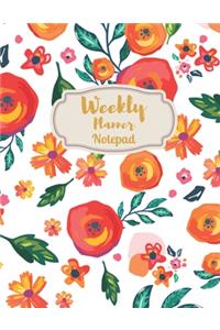 Weekly Planner Notepad