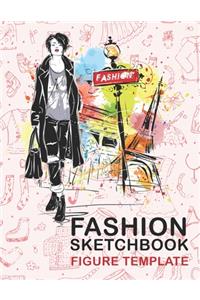 Fashion Sketchbook Figure Template