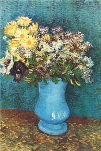 Vase with Flieder, Margerites und Anemones by Vincent van Gogh Journal