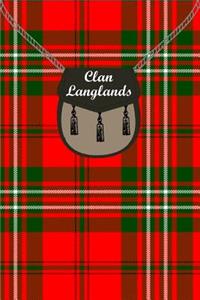 Clan Langlands Tartan Journal/Notebook