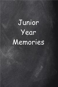 Junior Year Memories Lined Journal Pages
