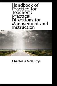 Handbook of Practice for Teachers