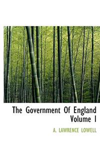 The Government of England Volume I