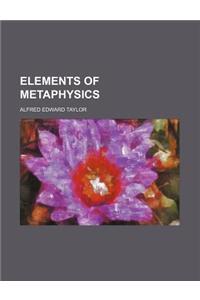 Elements of Metaphysics