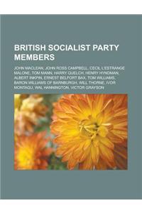 British Socialist Party Members