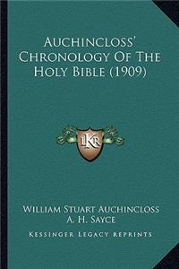 Auchincloss' Chronology Of The Holy Bible (1909)