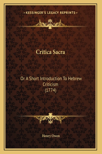 Critica Sacra