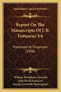 Report On The Manuscripts Of J. B. Fortescue V6