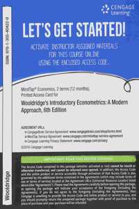 Mindtap Economics, 1 Term (6 Months) Printed Access Card for Wooldridge's Introductory Econometrics: A Modern Approach, 6th