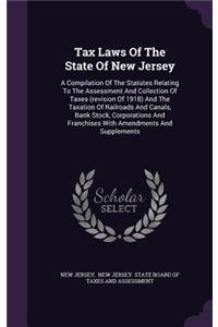 Tax Laws of the State of New Jersey